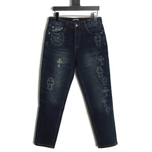 Chrome Hearts Cross Denim Pants  Blue